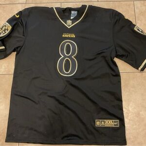 NFL Black and Gold Jersey XXL